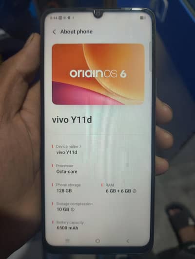 vivo y11d 6+6/128