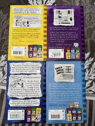 Diary of a Wimpy Kid Book Set (4 Books)