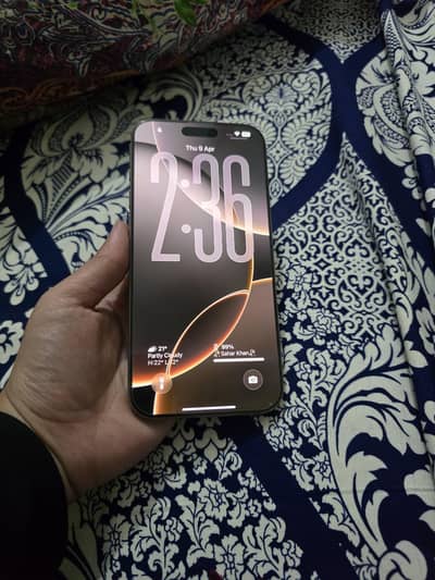 Iphone 16 pro max Non PTA 256 GB for sale