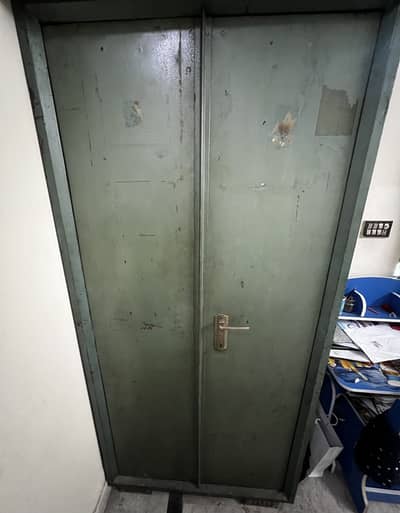 Iron Cabinet Two Door with locker and key