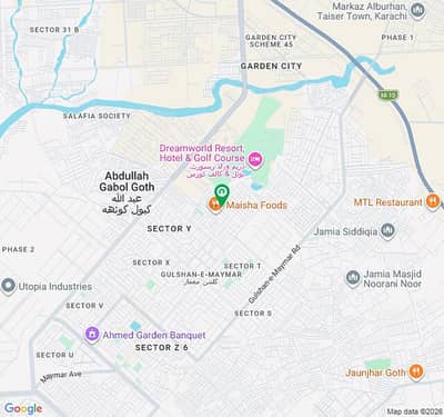 120 Square Yards Residential Plot Is Available In Gulshan-E-Maymar - Sector R