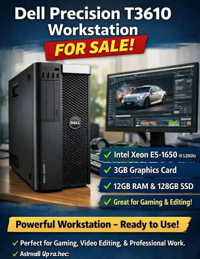 Dell Precision T3610 Workstation For Sale