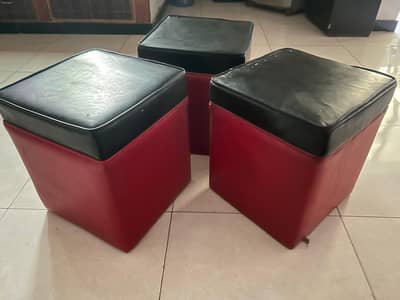 3 stools
