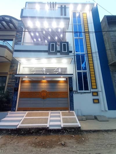 120 SQYD BRAND NEW G+2 BRAND NEW HOUSE FOR SALE IN MODEL COLONY SHEET 27 NEAR AIRPORT AND MALIR CAN'T