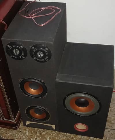 Edifier Subwoofer And Kenwood Woofer