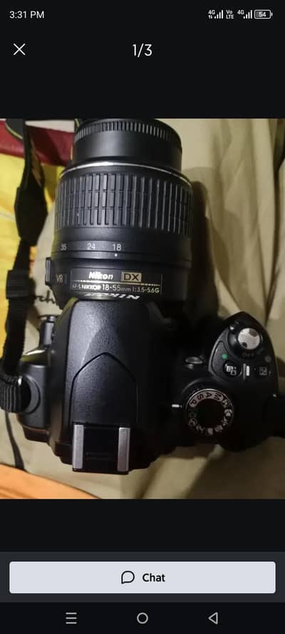 Nikon D60 dslr camera 18-55mm lens new condition  03025271768 whatap