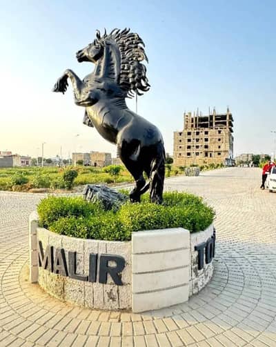 MALIR TOWN RESIDENCY PHASE 1 GFS BUILDER INSTALLMENT PLOT FOR SALE
