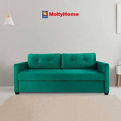 Unused Sofa cum bed, like new (soft beige colour)