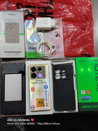Infinix Note 40 Complete Original Box