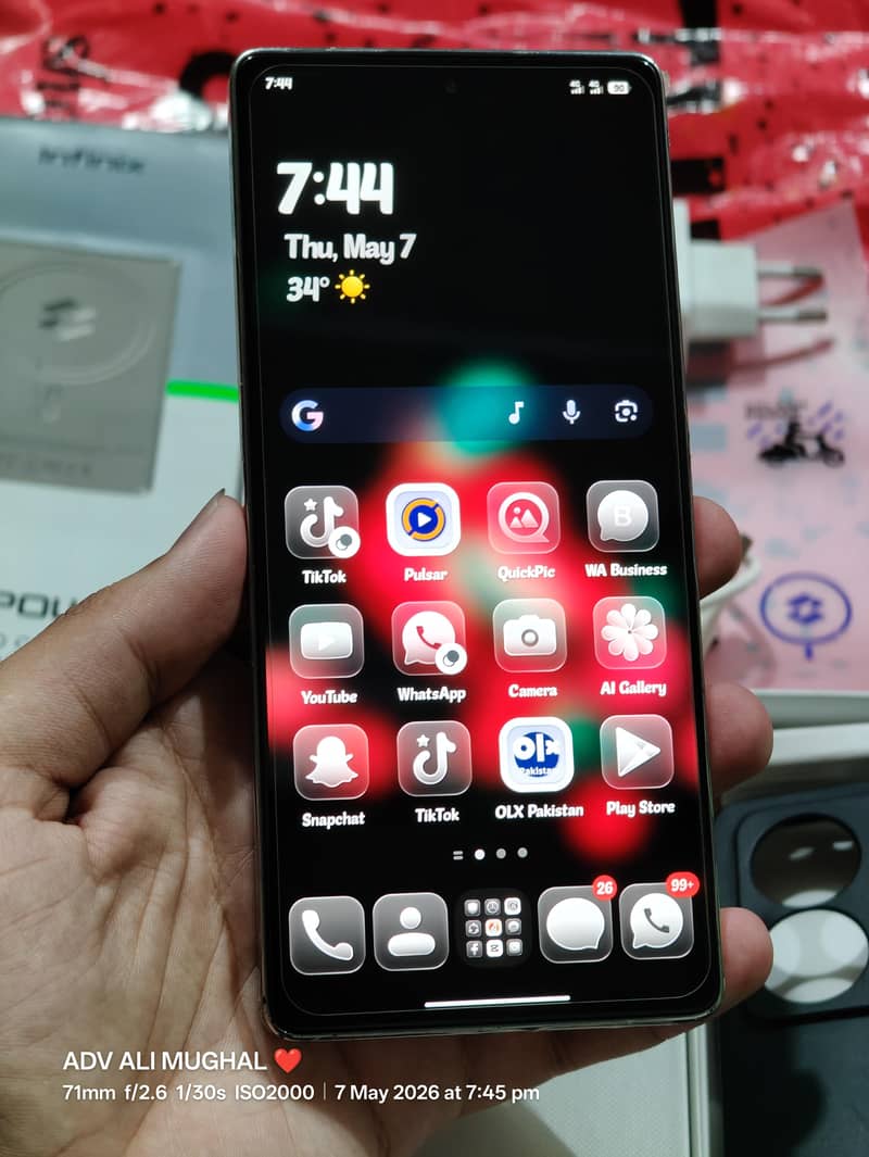 Infinix Note 40 Complete Original Box - Mobile Phones - 1114222120