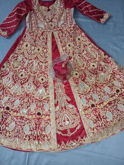 Bridal Lehnga and Double maxi with gown style
