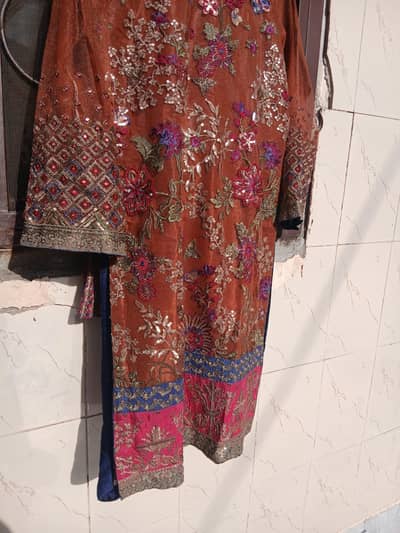 Premium Luxury Designer 3-Pc Formal Suit – Heavy Embroidery & Work