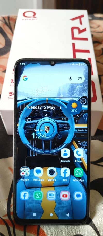 Qmobile Ultra Smart hd with box accessories (Read ad first carefully)