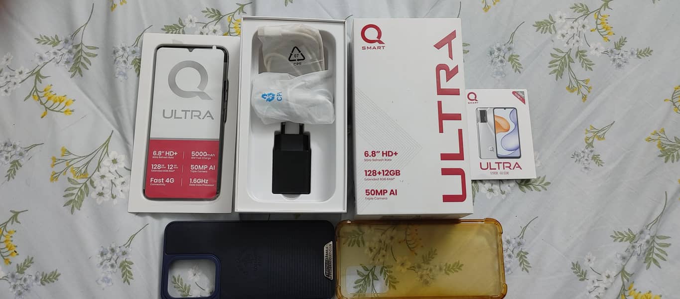Qmobile Ultra Smart hd with box accessories (Read ad first carefully ...