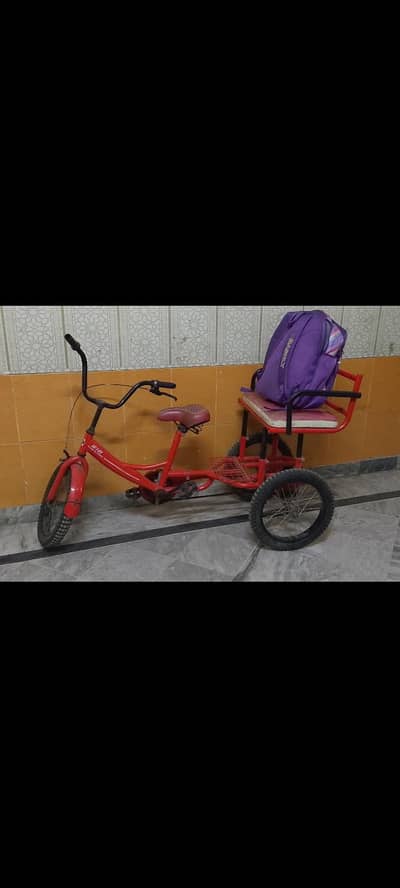 Three wheel bike cycle