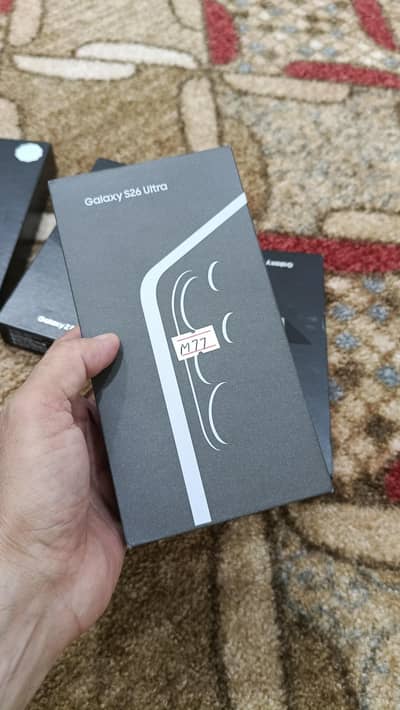 s26 ultra just box open 12.256 gb sim lock