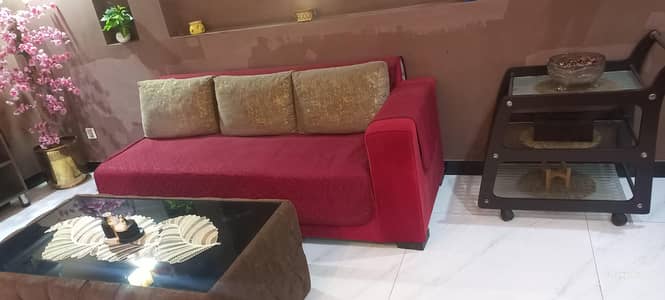 3 seater sofa set for sale. Sofa cushion and cover is includ