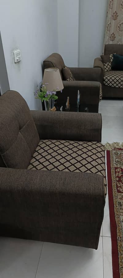 brown sofa set 5 seater