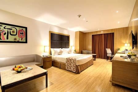 Ideal for Families and Couples Furnished Room Flats Guest House Hotel Room