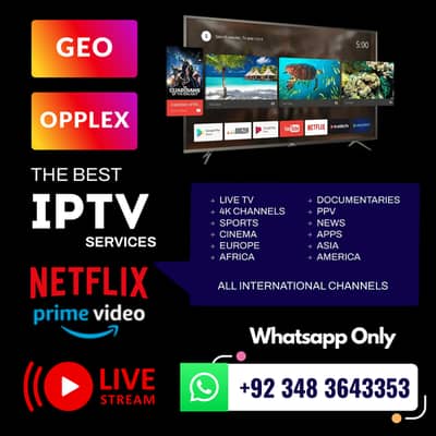 Premium IPTV Servers | GEO, STARSHARE, OPPLEX, FILEX | Best Prices
