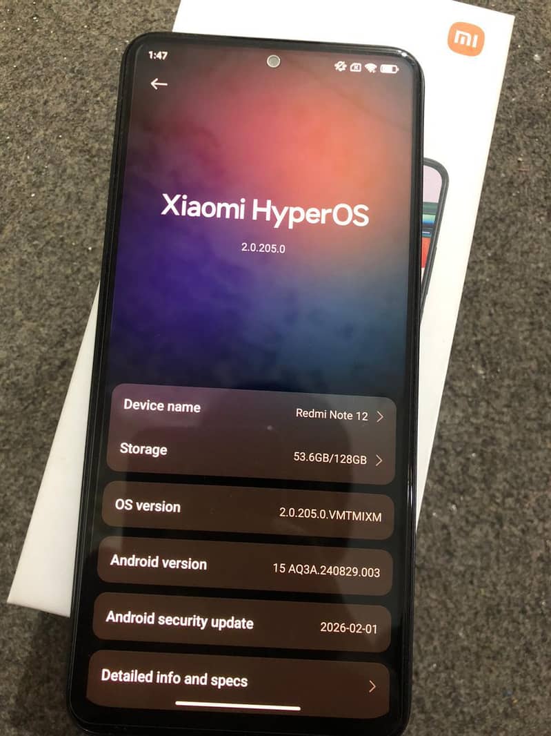 Redmi note 12 4