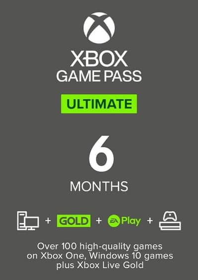 Xbox Gamepass Ultimate 6 month