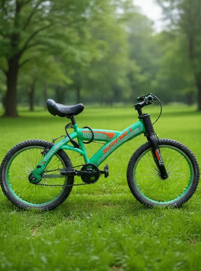 `SMART Neon Green BMX – Like New, Park Ready!`(Price fixed 10000)