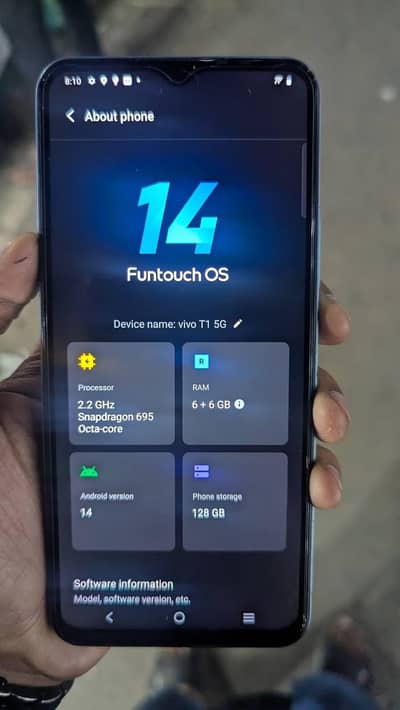Vivo y55 5g ram 6+6