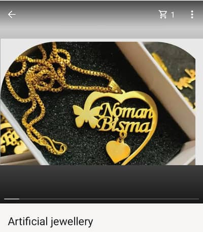 “Custom Name Locket Chain | Couple Name Necklace | Gift For Girls”