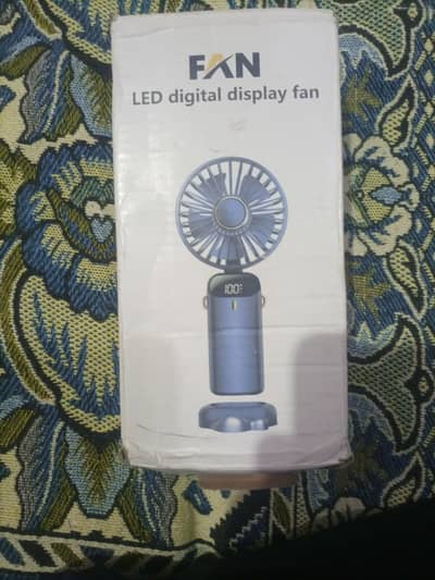Led digital display fan