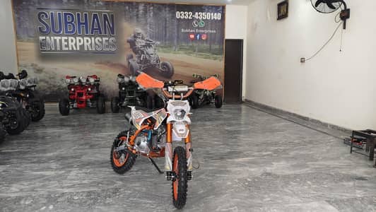 124cc Mini Dirt Bike Special Edition Atv Quad Powerful Off Road Ride