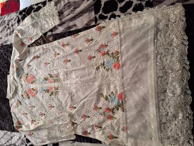 2 piece embroidered suit
