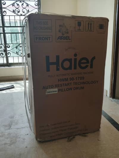 Haier 9 kg brand new never opened