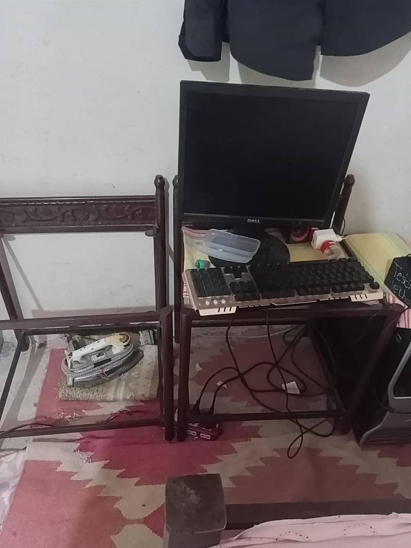 2 single bed with side table 1