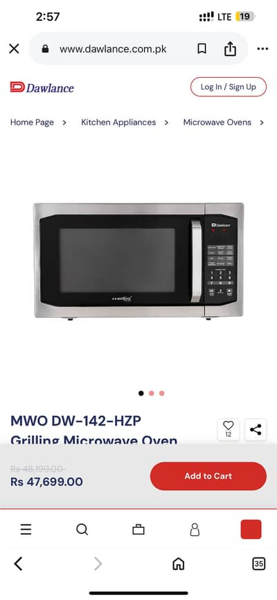Grilling and Microwave oven