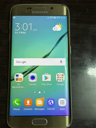 Samsung S6 Edge (gold colour)