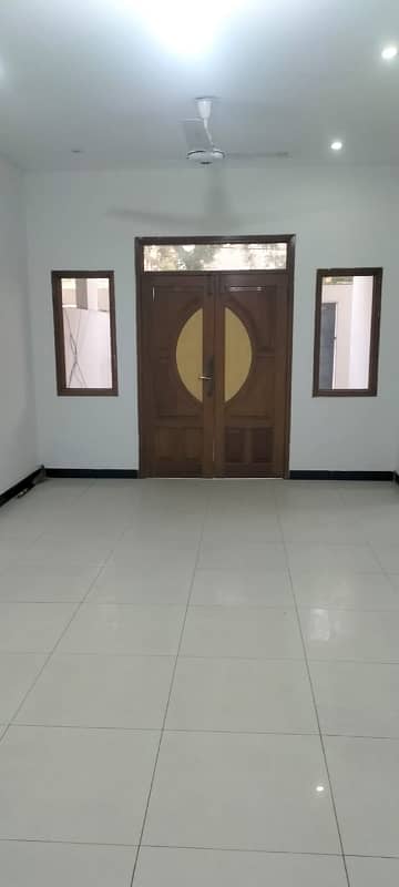Prime Location 300 sq yard Ground floor Portion In PECHS Block 2 for silent commercials use