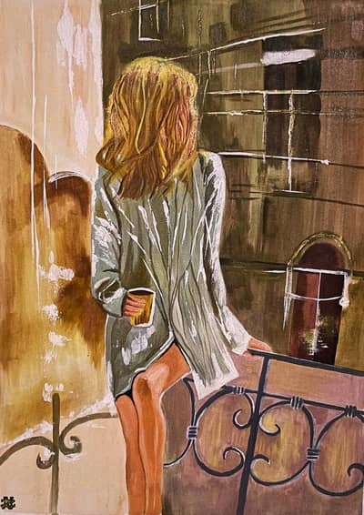 painting beutifully painted with acrylic colors