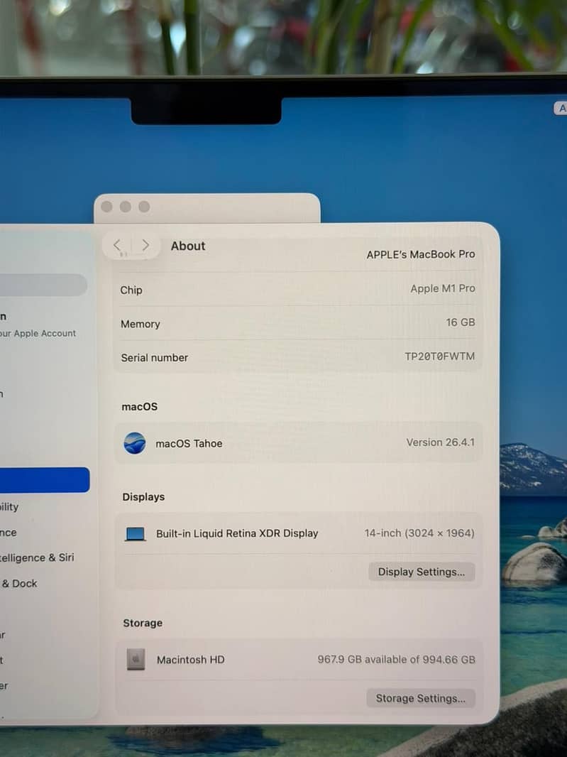 MacBook Pro M1 Pro 6