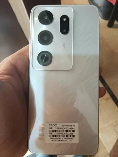 sego note 70 4+128