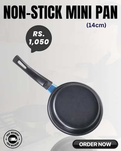Mini Non-Stick Frying Pan - 14cm - Free Delivery.
