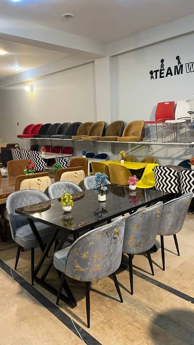 Restaurant Dining Table Set 4 Seater | Café Furniture | Modern Wooden