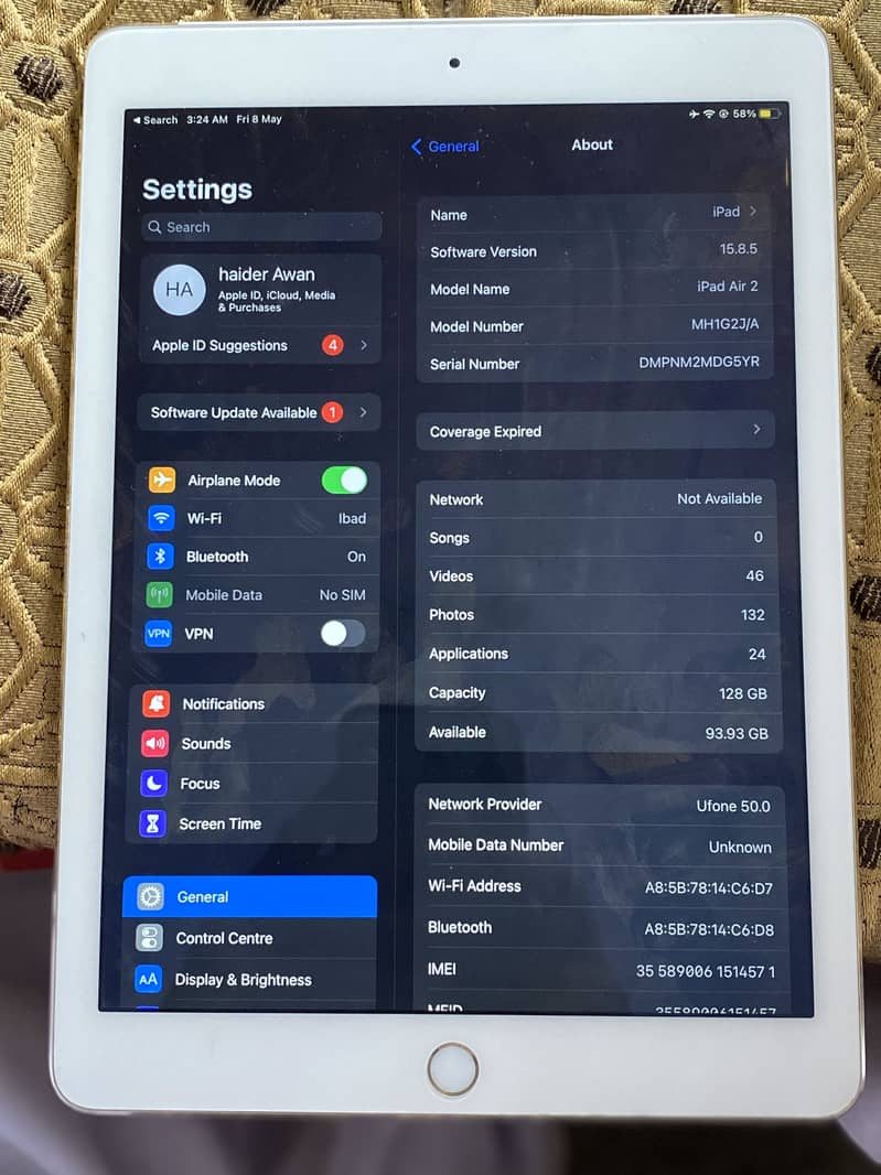 Ipad 128gb 1