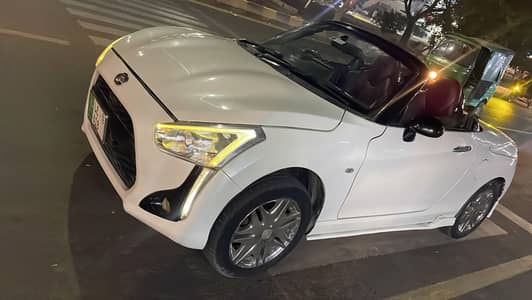 Daihatsu copen robe s turbo engin pearl white color 2014/2018