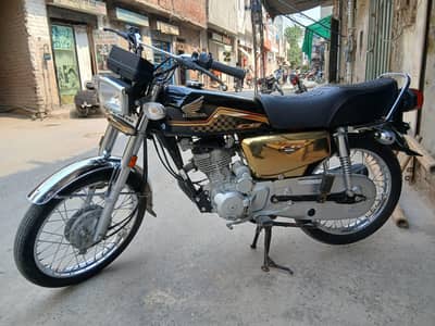 Honda CG125S Gold Edition 2024 Full Geniune
