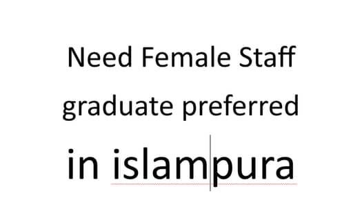 Female Office staff