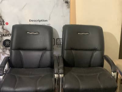 Soft leather chairs