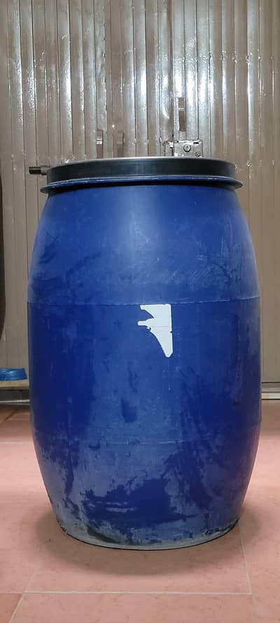 Blue plastic water drum / Cleaning Tub-Good condition