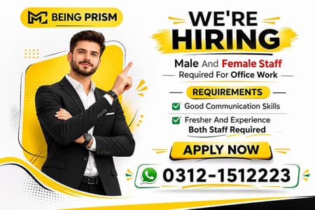 we need staff for team leading team management
