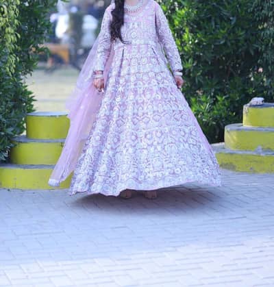 Heavy Bridal Maxi in Pastel Pink - Like New